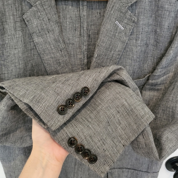 SOLD J Crew Irish Linen Blazer - Picture 5 of 5
